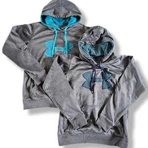Under Armour Bundle of 2 UA Storm Pullover Hoodies Size S Activewear Athletic